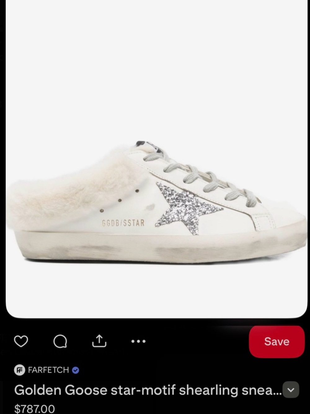 Golden Goose White Super-Star
Sabot Sneakers
